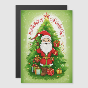 "Klassische Weihnachtskarte" Magnetkarte