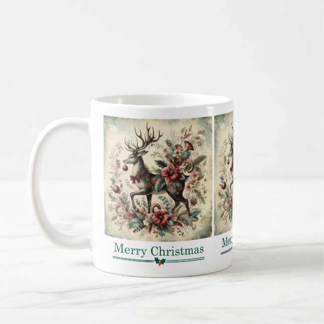 Klassische WeihnachtswildTasse Kaffeetasse (Links)