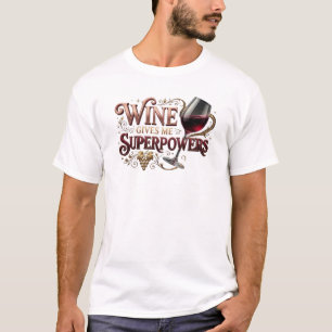 Klassische WEIN-SUPERMÄCHTE Tragbare Kunst T-Shirt