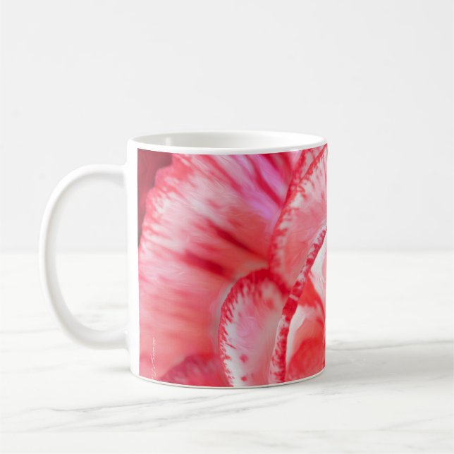 Klassische weiße Tasse (Links)