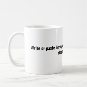 Klassische weiße Tasse