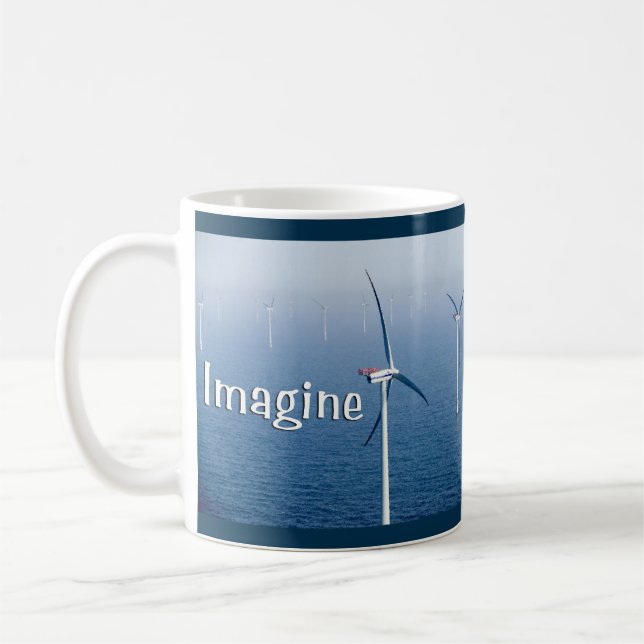 Klassische weiße Tasse (Links)