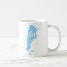 Klassische weiße Tasse ARGENTINIEN