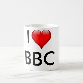 Klassische weiße Tasse BBC