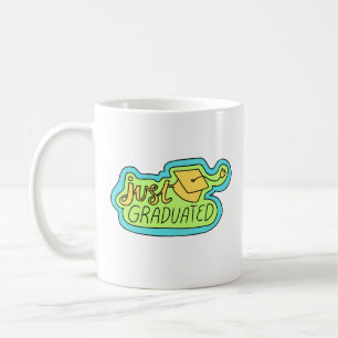 Klassische weiße Tasse JUST_GRADUIERT