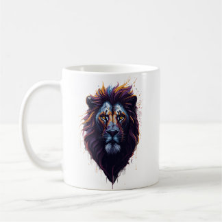 Klassische, weiße Tasse | Lion