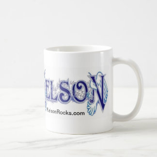 Klassische weiße Tasse NELSONS