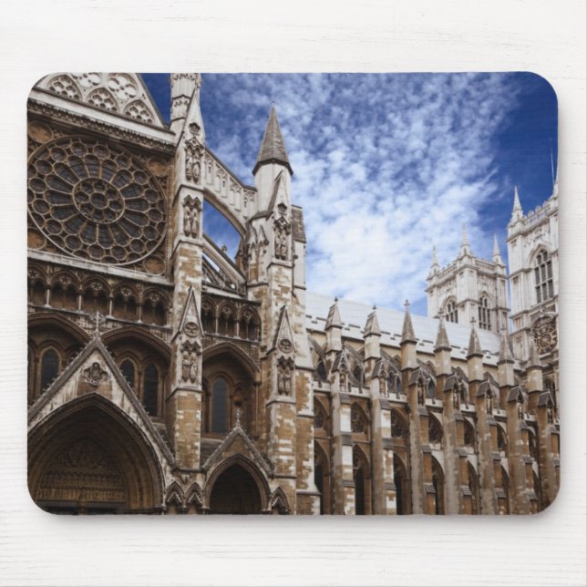 Klassische Westminster Abbeyphotographie London Mousepad (Vorne)