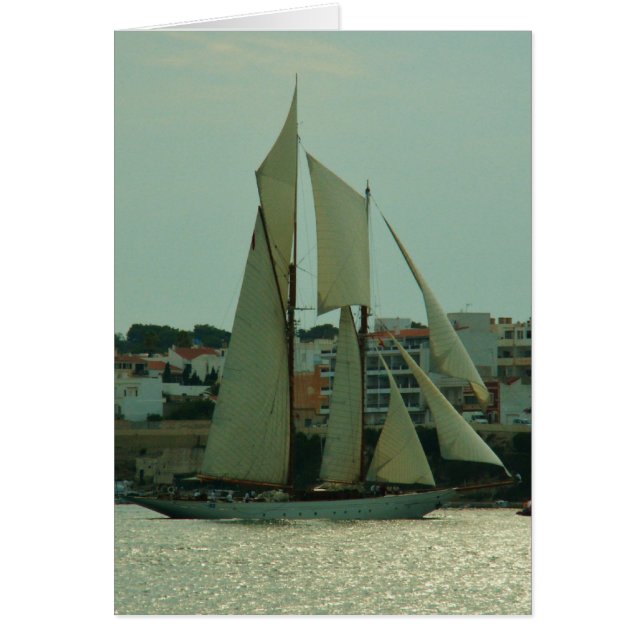 Klassische Yacht (Vorne)