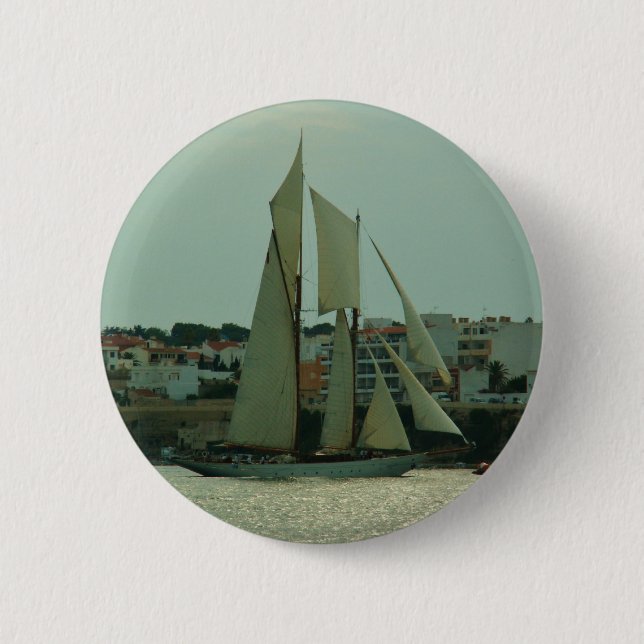 Klassische Yacht Button (Vorderseite)