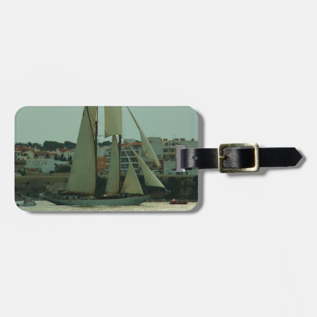 Klassische Yacht Gepäckanhänger (Vorderseite horizontal)