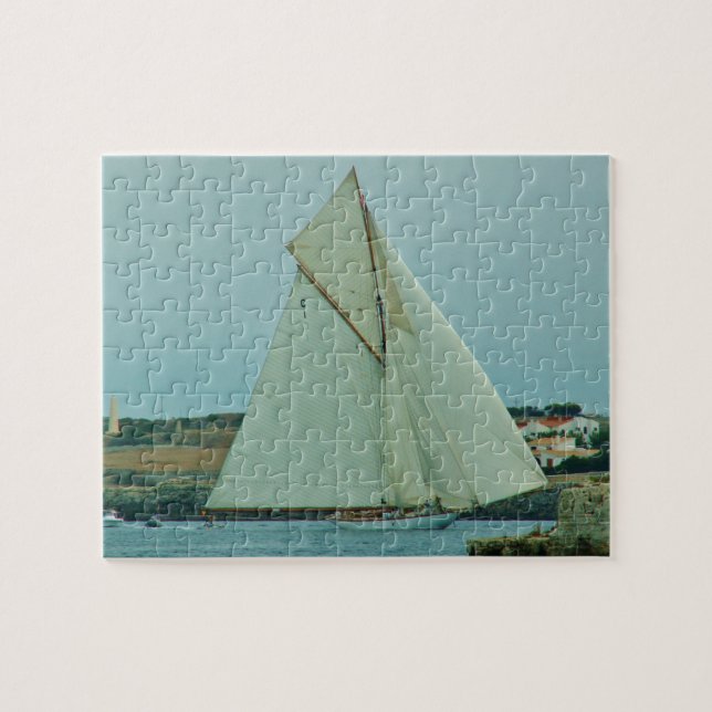 Klassische Yacht Mariquita Puzzle (Horizontal)
