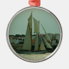 Klassische Yacht Ornament Aus Metall