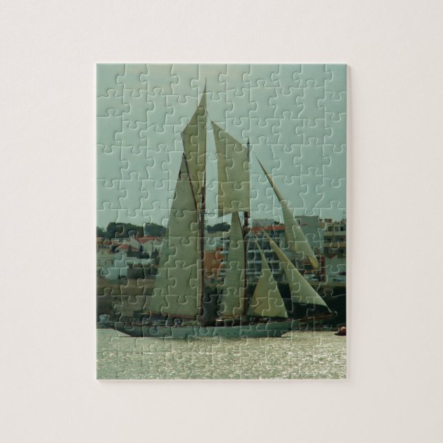 Klassische Yacht Puzzle (Vertikal)
