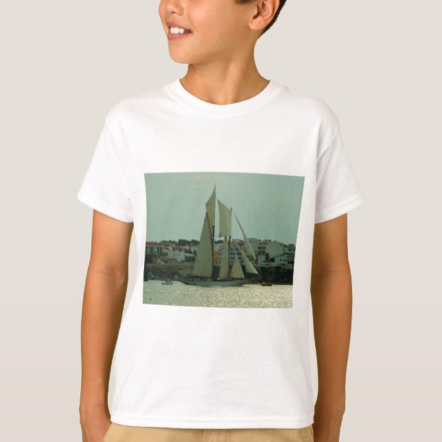 Klassische Yacht T-Shirt (Vorderseite)
