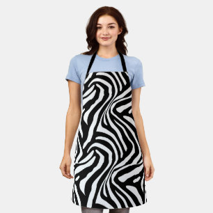Klassische Zebra-Streifen Schürze