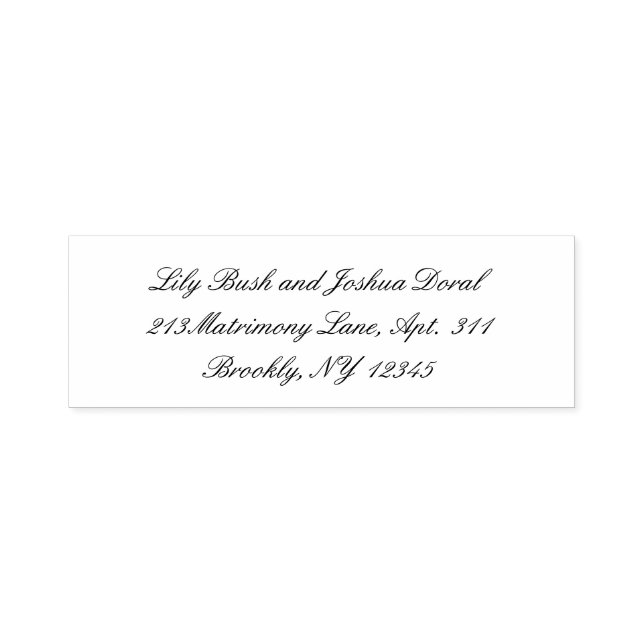Klassische zeitlose Hochzeit Permastempel (Design)