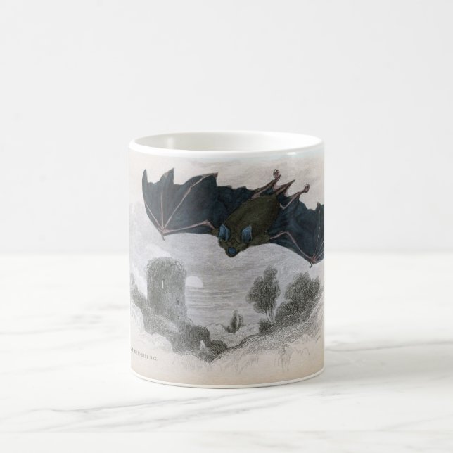 Klassische zoologische Radierung - Kaffeetasse (Mittel)