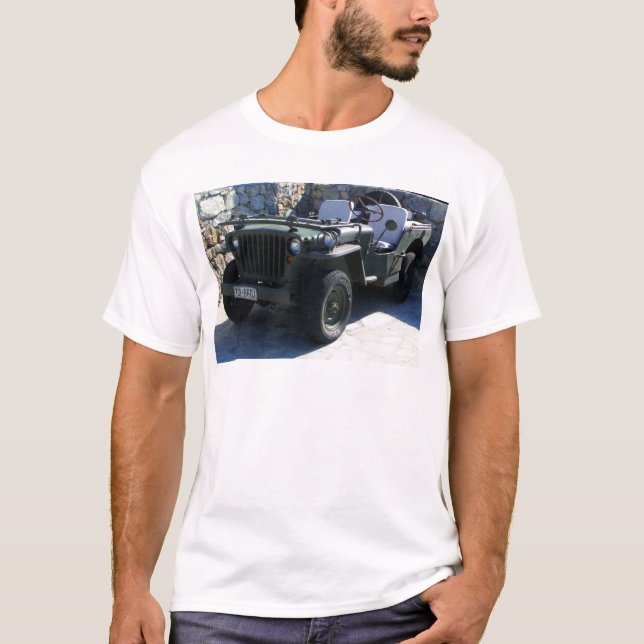 Klassischen Willys Jeep T-Shirt (Vorderseite)