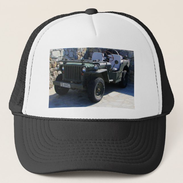 Klassischen Willys Jeep Truckerkappe (Vorderseite)