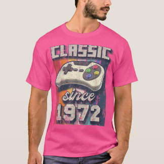 Klassischer 1972 50. Geburtstag Retro Video Game C T-Shirt