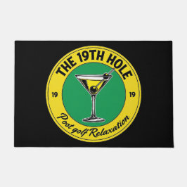 Klassischer 19. Loch Golf Fußmatte