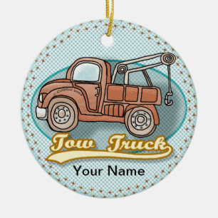 Klassischer Abschleppwagen-Schmuck Keramik Ornament