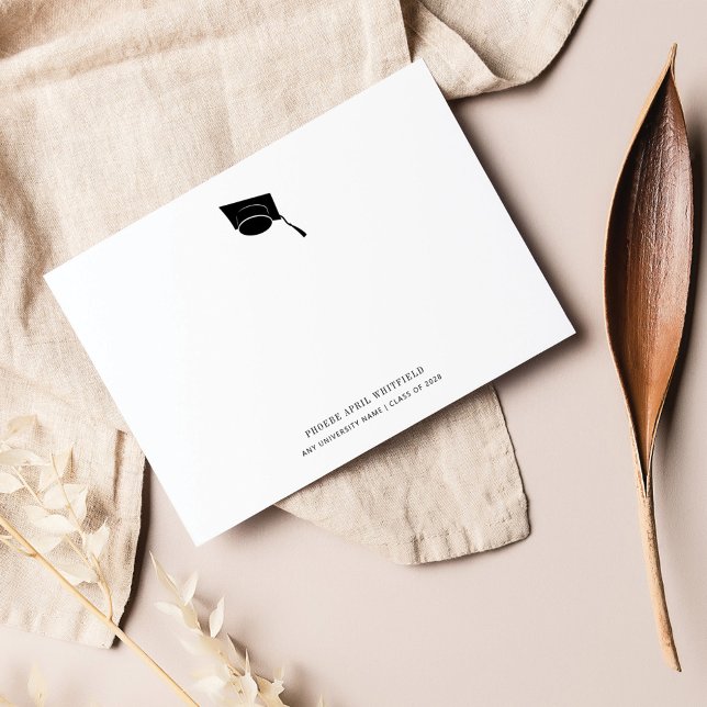 Klassischer Abschluss Grad Cap Dankeskarte (Von Creator hochgeladen)