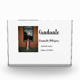 Klassischer Abschluss im Jahr 2008 Fotoblock