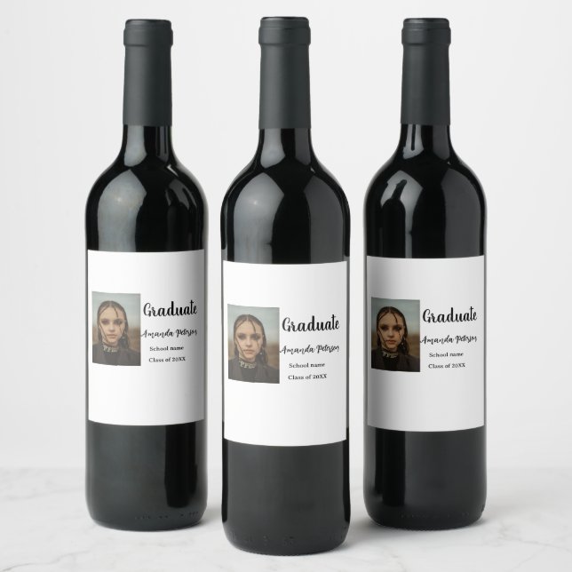 Klassischer Abschluss im Jahr 2008 Weinetikett (Flaschen)