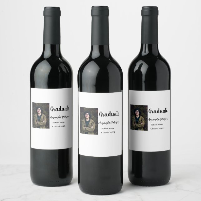 Klassischer Abschluss im Jahr 2008 Weinetikett (Flaschen)