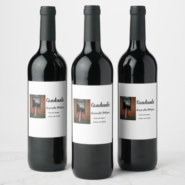 Klassischer Abschluss im Jahr 2008 Weinetikett (Flaschen)