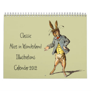 Klassischer Alice-im-Wunderland-Kalender Kalender
