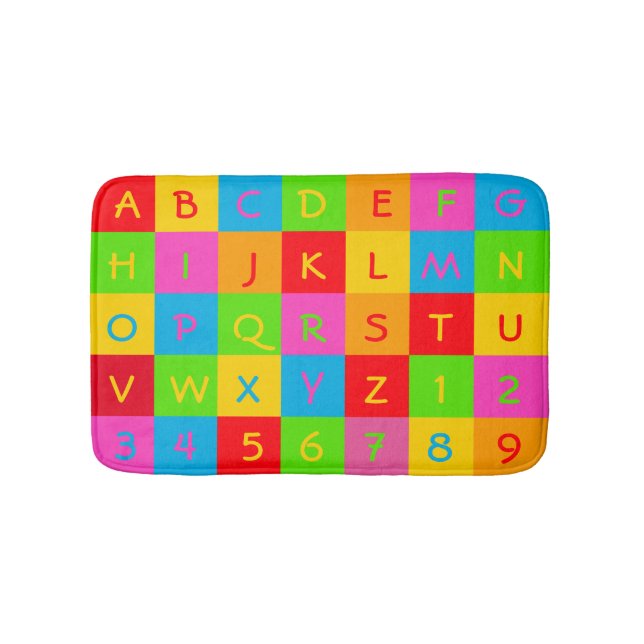 Klassischer Alphabet-und Badematte (Vorderseite)