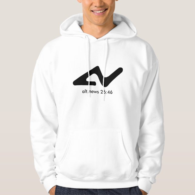 Klassischer alt.news Hoodie (Vorderseite)