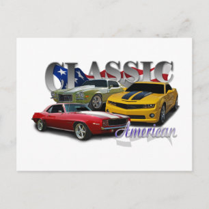Klassischer Amerikaner Postkarte
