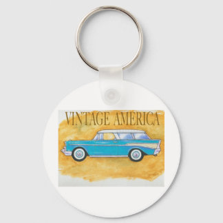 klassischer amerikanischer Chevy Schlüsselanhänger