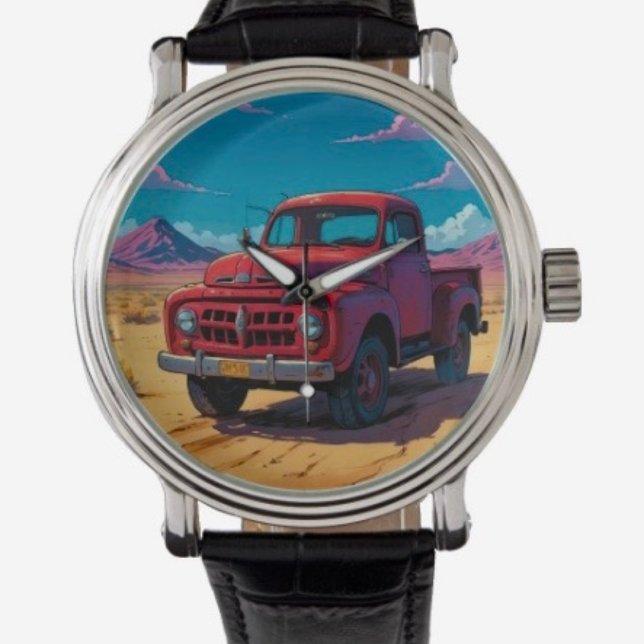 Klassischer amerikanischer Lieferwagen Armbanduhr (Von Creator hochgeladen)