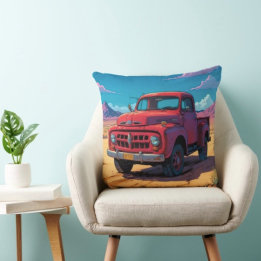 Klassischer amerikanischer Lieferwagen Kissen
