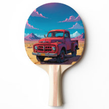 Klassischer amerikanischer Lieferwagen Ping Pong P