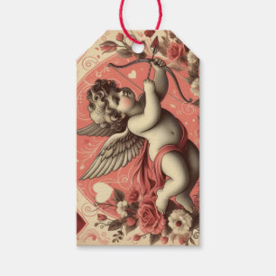 Klassischer/Antiker/Retro Cupido Valentinstag Geschenkanhänger