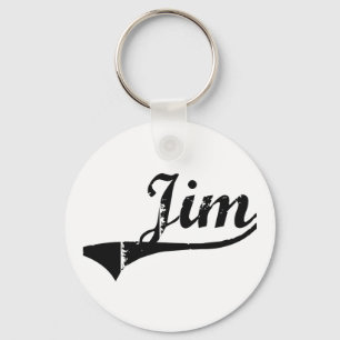 Klassischer Art-Name Jims Schlüsselanhänger