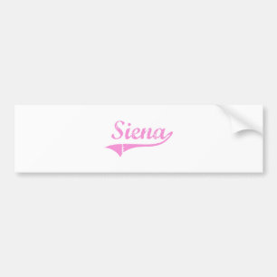 Klassischer Art-Name Siena Autoaufkleber