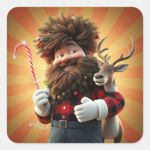 Klassischer Aufkleber