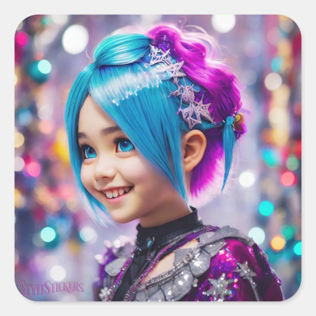 Klassischer Aufkleber (Vorderseite)