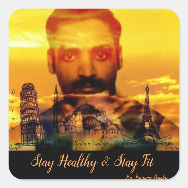 Klassischer Aufkleber (Vorderseite)