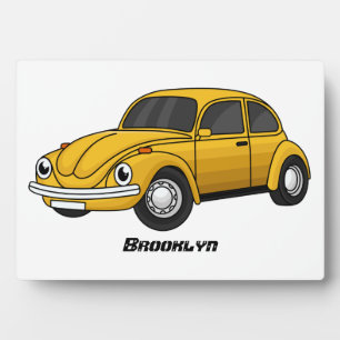 Klassischer Auto-Cartoon Fotoplatte