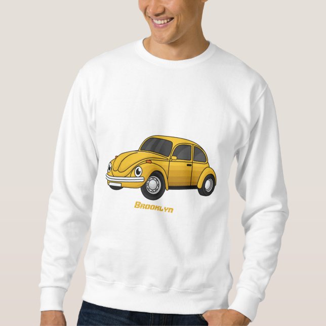 Klassischer Auto-Cartoon Sweatshirt (Vorderseite)