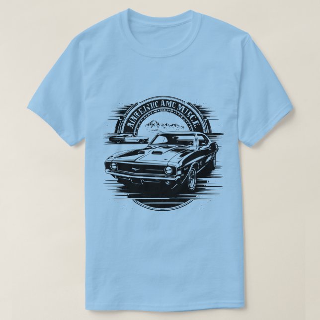 "Klassischer Autoverleih | Vintages Auto Enthusias T-Shirt (Design vorne)
