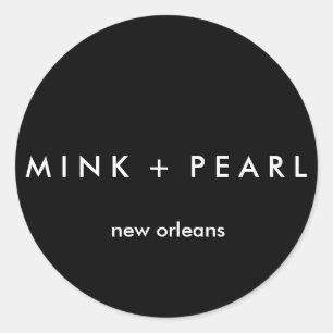 Klassischer B&W Aufkleber